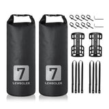 3L/7L Waterproof Roll Top Dry Bicycle Fork Bag Cycle Pack Bike Pannier