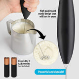 Milk Egg Foam Maker For Cappuccino Coffee Food Blender Frother Stirrer Mixer Electric Whisk Kitchen Tool