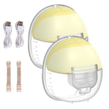 Invisible Wearable Portable Silent Hands Free Electric Breast Pump Puller Comfort Milk Collector BPA-free
