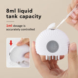 Electric Massage Comb Red Light Therapy Regrowth Brush Vibration Scalp Massager Hair Oil Medicine Liquid Applicator