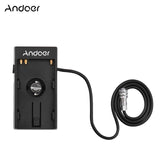 Camera DV Battery Power Supply Mount Plate Adapter with 1/4 Inch Screw for Blackmagic Cinema Pocket BMPCC 4K Cameras