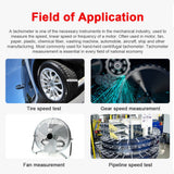Digital Tachometer Rotational Contact Motor RPM Meter 0.05~19999.9m/min 0.5~19999RPM Speed Measuring Tester AR