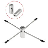 16M Plant Kit - 10 Pack Green Wall Stainless Steel Hubs for 1/8" Rope Cable. Ideal for Climbing Plants & Wire Trellis Kits