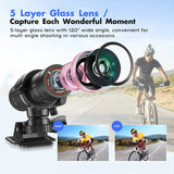 F9 Action Camera HD 1080P Bike Motorcycle Helmet Camcorder Outdoor Sport DV Video DVR Audio Recorder Dash Cam for Car Bicycle