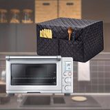 1pc Dustproof Convection Toaster Oven Cover with 2 Accessory Pockets - Protects Stand Smart Oven, Toaster Oven, Small Kitchen Appliances, Mixer, Coffee Maker, and Toaster Machine - Easy Storage and Cleaning