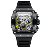 Luxury Watch Men ONOLA Fashion Unique Design Multi-functional Automatic Mechanical Watches Men's Tape Waterproof Wristwatch