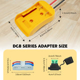 Power Wheels for 20V Adapter Battery Converter Kit with Fuse Switch Terminals & 12 AWG Wire