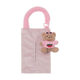 Cartoon Bear Doll Plush Cute Car Accessory Multifunctional Practical Tissue Holder Napkin Box For