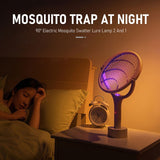 1 electric 90 degree rotating head swatter, rechargeable light fly swatter