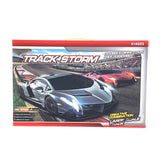 Electric Car Racing Children's Toy Racing Track Set Includes 2 Hand Controllers And 2 Cars Suitable