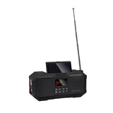 D588 New Product Radio Speakers Box Outdoor Smart Speaker With Solar Panel/Hand Crank Power