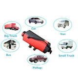 24V Car Mounted Air Diesel Heater with Remote Control LCD Display Automatic Ignition Copper Accessories for RV Trucks Vehicles