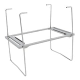 Single Unit Frame Stove Table Sturdy Outdoor Folding Cooking Rack for Family Reunions Backpacking Fishing Courtyard Trekking