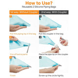 71PCS Cream Tool Cake Decorating Tip Icing Spatula With Piping Bag Smoother