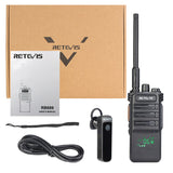 walkie talkie high power, distance, and long standby time of 10W, equipped with Bluetooth earphones for wireless communication