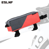 ESLNF Portable Cycg Top Tube MTB Road Tool Bag Color Block Waterproof Ultralight Bicycle Pannier Pocket