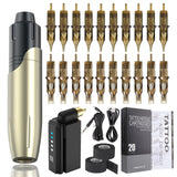 Wireless Battery Tattoo Pen Motor Tattoo Machine Set Tattoo Battery Pen Set Tattoo Equipment  TB1005P199