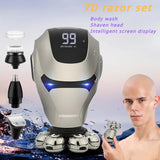 Resuxi WK-5810 7D Multi-function Shaver Men's Electric Razor Bald Hair nism Trimmer for Men