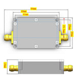 TQP7M9103 2.4G 1W RF Power Amplifier 30dBm Microwave High ear FOR Ham Radio AMP TYPE-C USB 2.4GHZ Wifi RMP