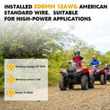 Power Wheels for 20V Adapter Battery Converter Kit with Fuse Switch Terminals & 12 AWG Wire