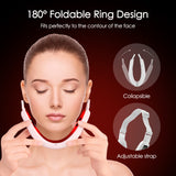 15 Gears EMS Face Lifting hine Microcurrent Double Chin Remover Facial Massager Vibration Slimming Firming V-Face Lift Device