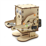 Robot Eating Coin Wood DIY Model Teaching Learning Stem Project Kit for Kid Science Experiment Wooden Assembly