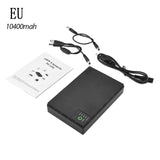 DC Uninterruptible 10400mAh 5V 9V 12V UPS Router Optical Cat Built-in Adapter Backup Power Supply
