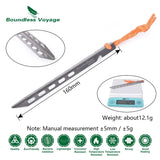 Boundelss Voyage Titanium Pegs Ultralight Stakes Pins Outdoor Accessories Heavy Duty Tent Nails