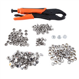 Heavy Duty Fastener Tool,Snap Setter Tool Kit with 60 Sets, for Boat Cover, Snap Button Tool, Replacing Metal Snaps