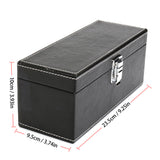 N PCGS ANACS Certified Coin Holders Slabs Storage Box Case Faux Leather For Coins Boxes