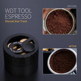 Coffee Distributor Stirrer 58MM Three-stage Design with Magnetic Powder Ring Space Sier Material Interstellar Pin