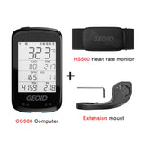 Geoid CC500 GPS Cycg Wireless Health Fiess For Garmin With Chest Heart Bluetooth ANT+ Bike Computer