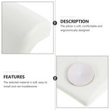 1 Pillow with Suction Cups PU Bath Pillows and Neck Support Cushion for Bathroom Bathtub