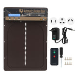 3in1 Automatic Coop Door Opener Light Sense Timing Remote Control Electric Chicken House Door for Safe Chicken Rearing
