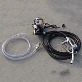 550W Diesel Pump Self-priming Unit Electric Refueling Oil Drum Pumping With Oil Gun Oil gear pump