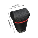 Knob Cover Gear Shift Non Slip Grip Handle Protective Covers PU Leather Universals Automatic Car Interior Accessories
