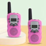 Portable Handheld Walkie Talkie Children 2 Way Radios 3KM Long Range Educational Interactive Indoor Outdoor Acitvities Adventure
