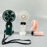 USB Rechargeable Small Pocket Handheld Long Lasting Desk air coolers LED Display Mini Portable 3 IN 1 Hand Fan