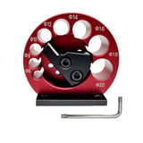 Dowel Maker Jig Kit Aluminum Alloy Square Wood Bar Round Auxiliary Tool Carbide Blade 8 Different Diameter Turning Holes