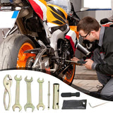 Wrench Set Pliers Motorcycle Motor Scooter Spark Plug Socket With Storage Bag For Off-road Vehicles