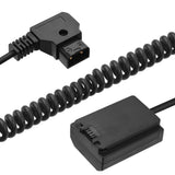 Andoer D-Tap to NP-FZ100 DC Coupler Adapter Fully Decoded Dummy Battery Accessory for Sony A9 A7R3 A7M3 A7S3 A7SM3 Cameras