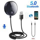 Bluetooth 5.0 Car MP3 Player FM Transmitter AUX Car Kit Handsfree Receiver TF Card Lossless Music Player