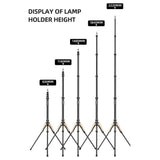 87.4" Tripod Video Stand Carbon Fiber 5section 3kg Payload Center Column 1/4"&3/8"for LED Light /Flash Light/Softbox