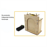 Wooden Lift No. 1 Self-Made House Garage Model Electric Door Kit DIY Technology Gizmo