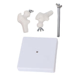 Vertebral Column Model Half Leg Bone Flexible Spine Model Perfect Display with Base for Science Classroom Teaching