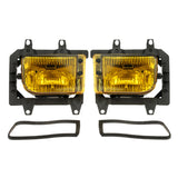 Pair of Left & Right Front Fog Light Transparent Plastic Lens Kit for E30 3-Series 1985-1993