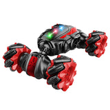 Remote control twisted gesture sensing light music drift double-sided off-road stunt children's toy car