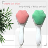 Cute Cat Claw Silicone Face Wash Manual Facial Deep Cleaning Brush Remover Blackhead Pore Exfoliating Tool Home Portable