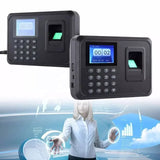 A8 2.8inch Biometric Attendance System USB Fingerprint Reader Time Clock Employee Control hine Electronic Device Spanish En
