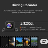 6.25 Inch Motorcycle Navigator with 1080P Rear Camera Support Driving Record Wireless Carplay Android Auto Tire Pressure Detect